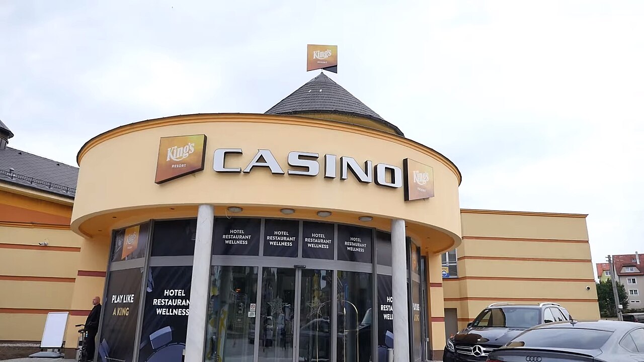 King's Resort Rozvadov exterior with casino signage