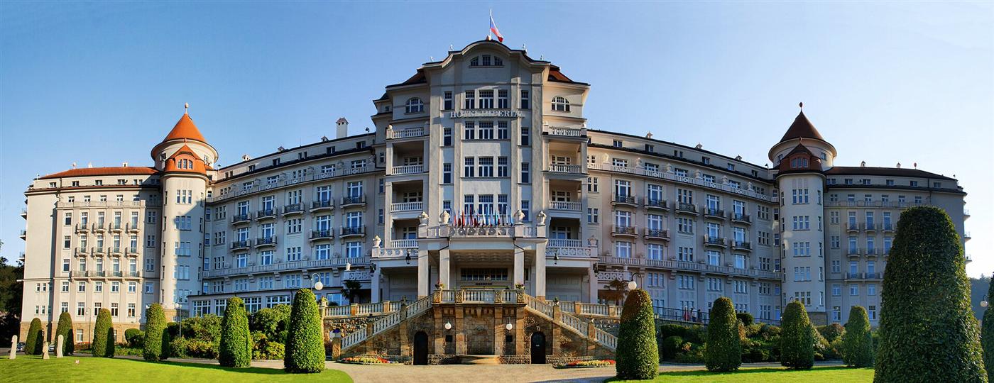 Spa Hotel Imperial overlooking Karlovy Vary